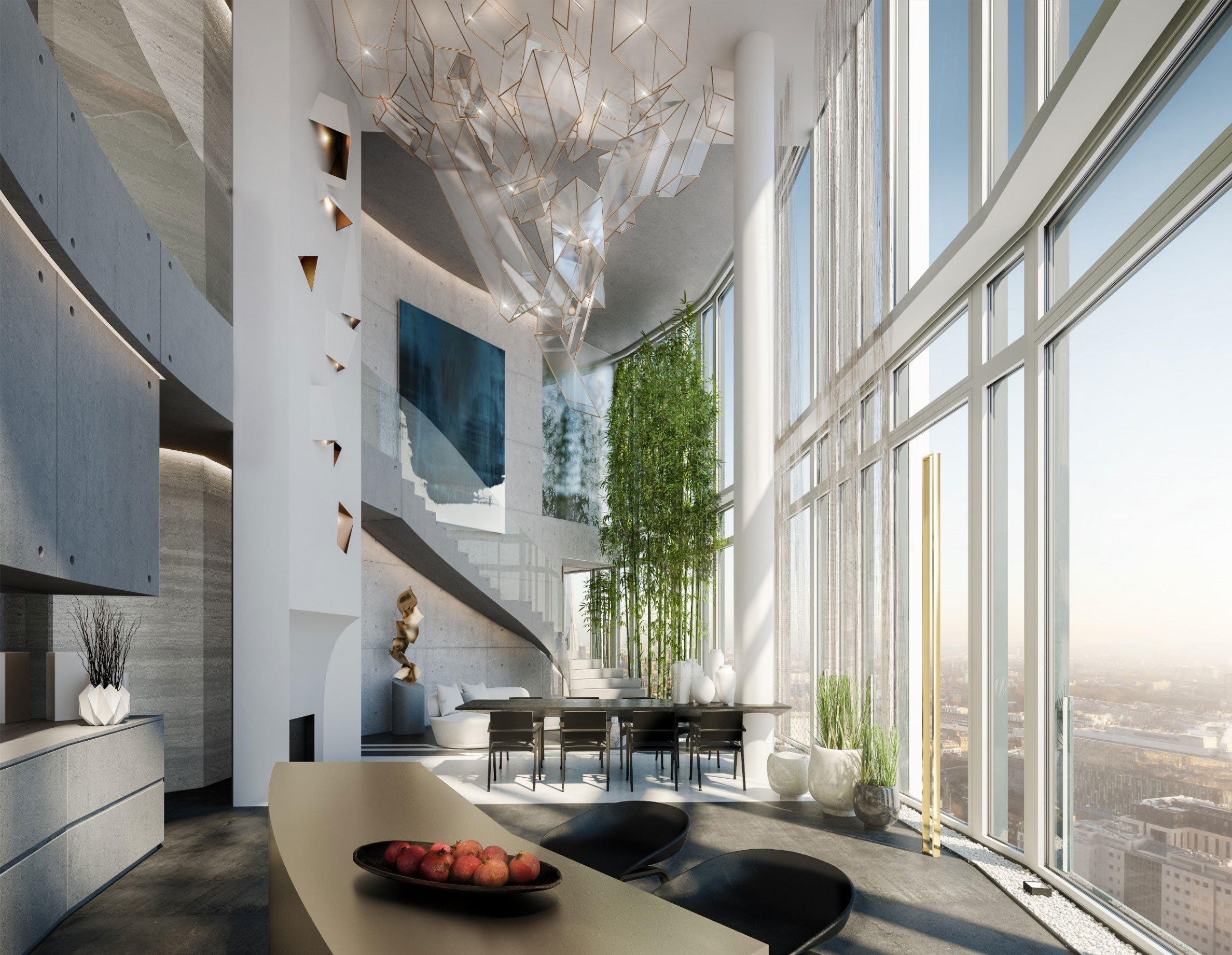 Penthouses in South Bank Tower are available in shell and core state or as turnkey residences Penthouses in South Bank Tower are available in shell and core state or as turnkey residences