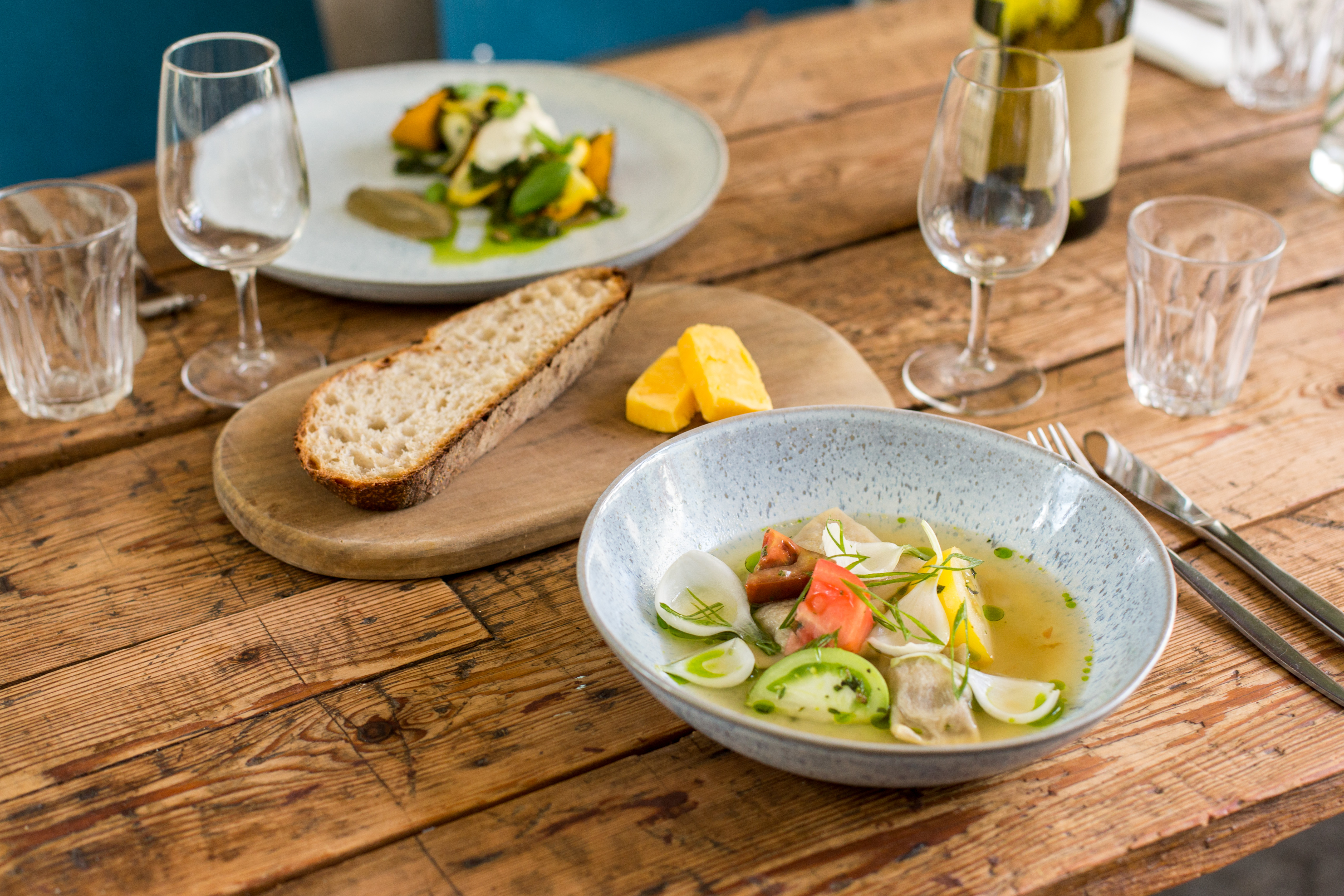 Seasonal dishes at Salon Brixton Seasonal dishes at Salon Brixton