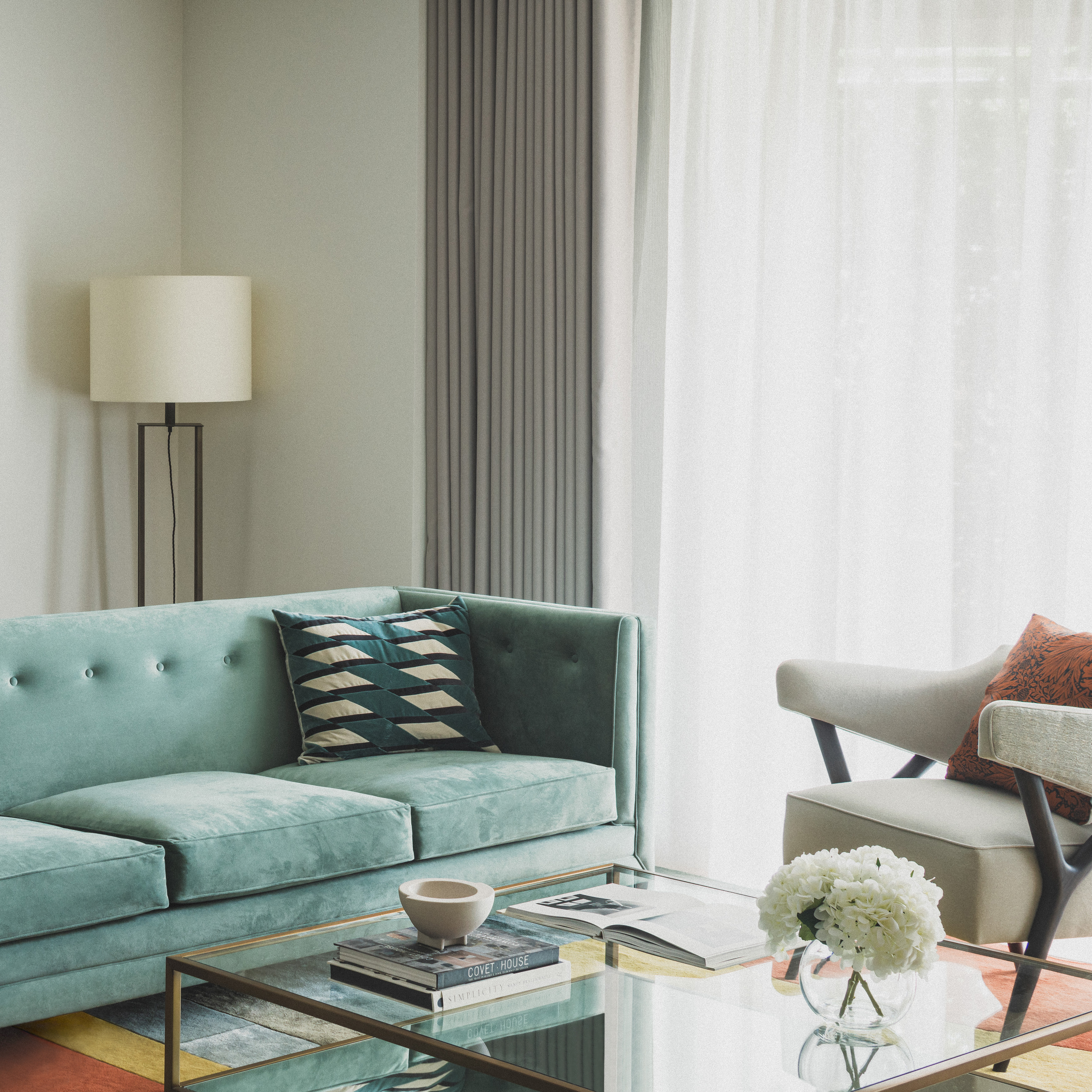 The Oren Hampstead - living room sofa