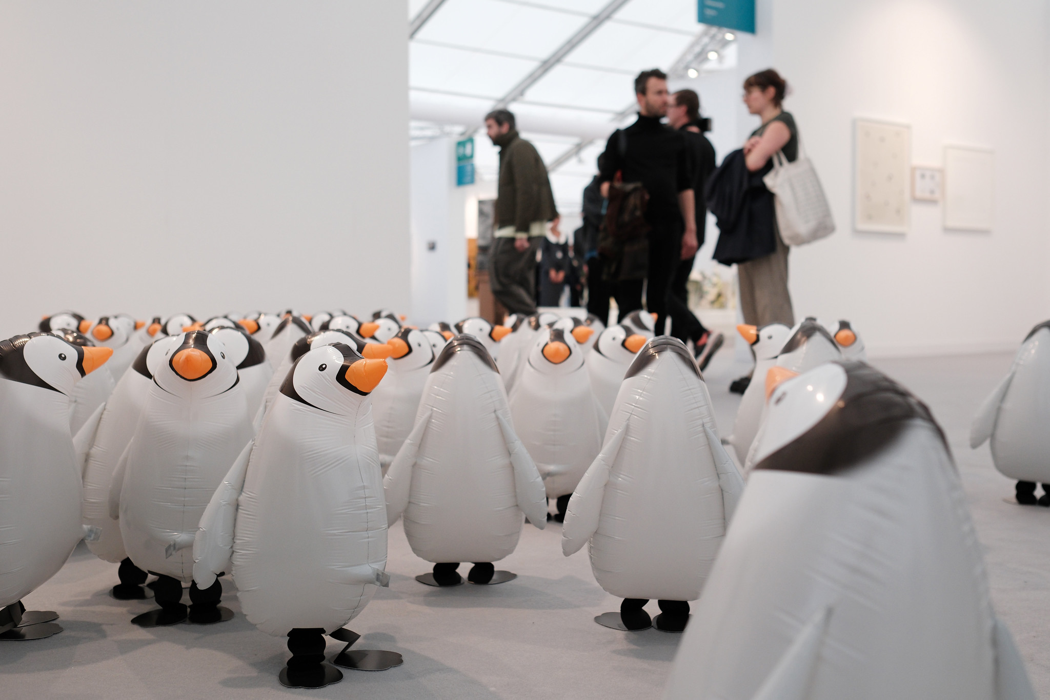 Frieze London 2024 - penguins