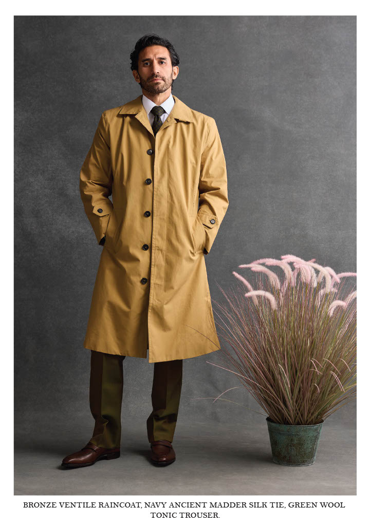 Rich's Savile Row - yellow trenchcoat