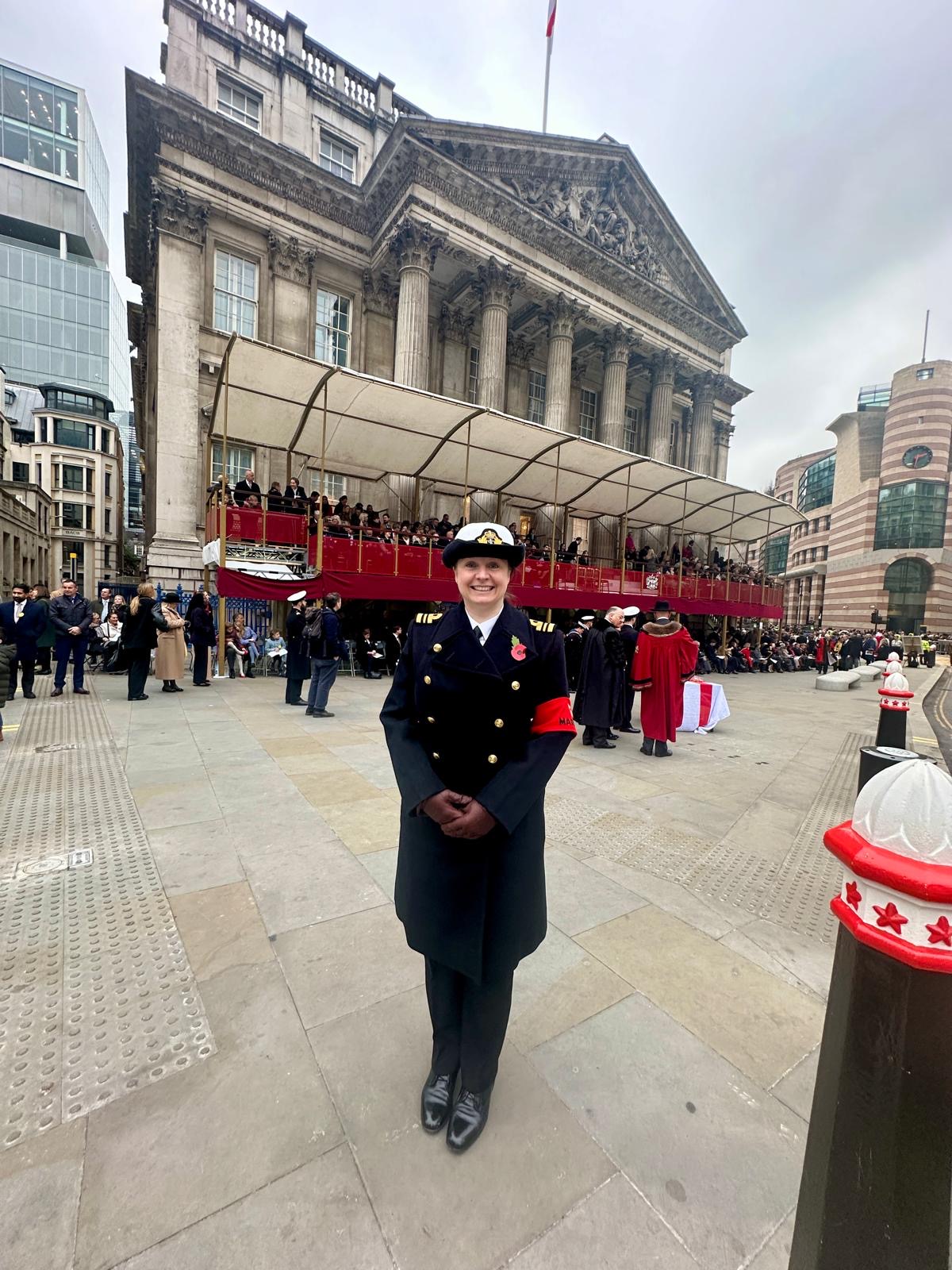 Lord Mayor's Show 2024 - navy officer