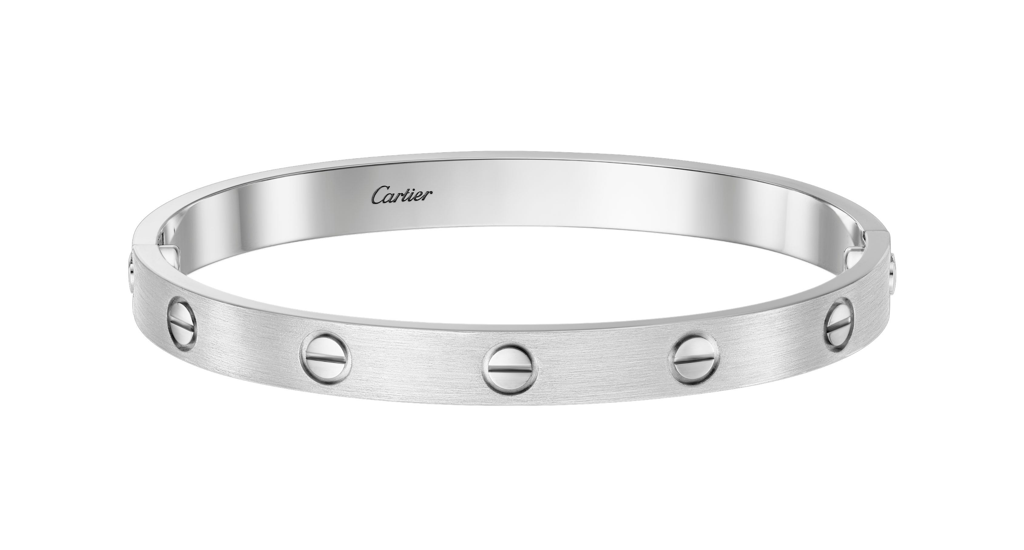 Bracelet Stacks - silver bracelet with circular design from Cartier